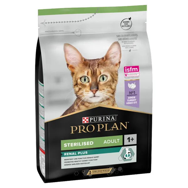ProPlan 3 кг Sterilised Renal з індичкою для стерилізованих