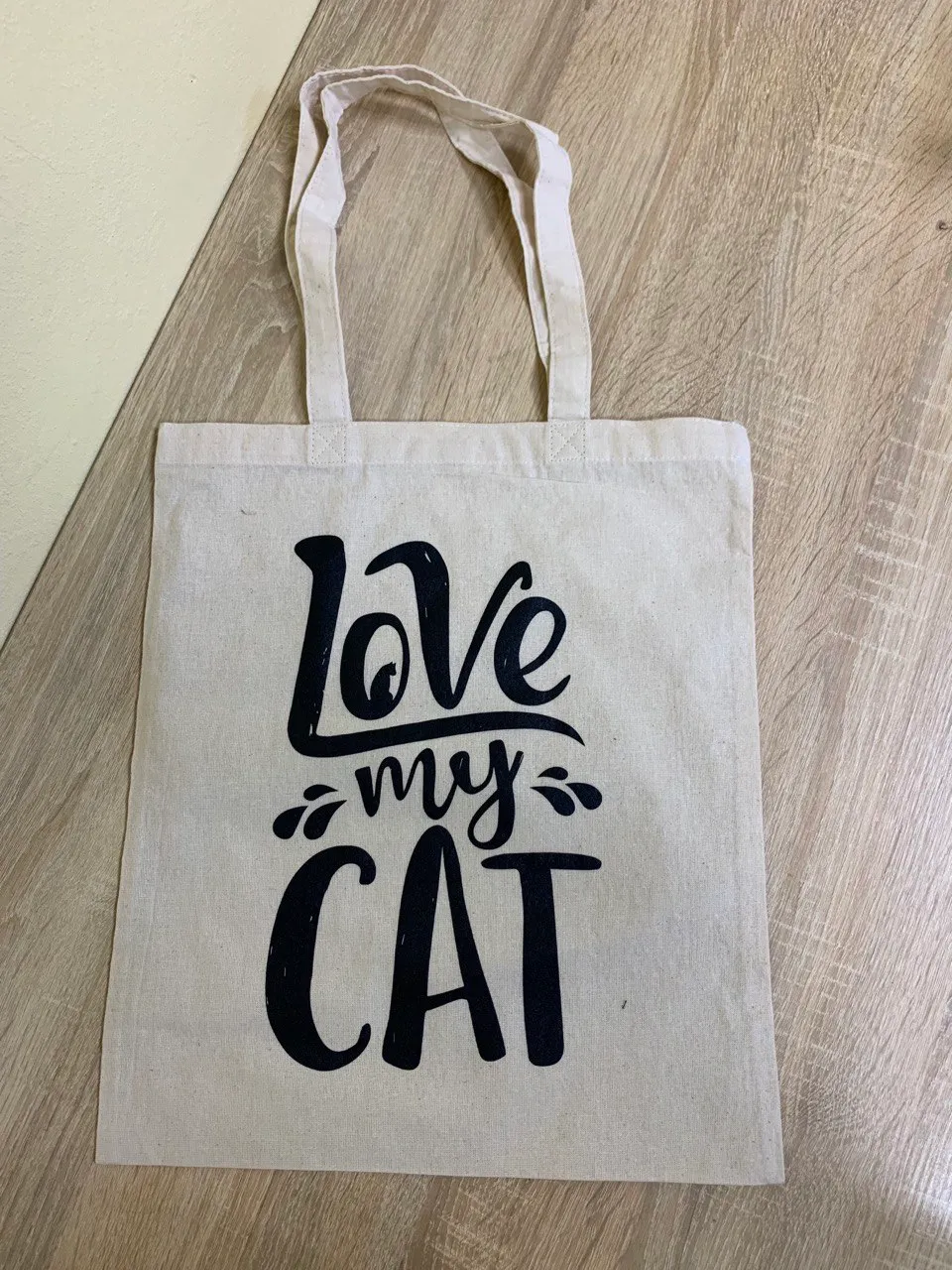 Екосумка Love my cat 35*7*35см/8 (малюнок в асорт. для кота) бавовна