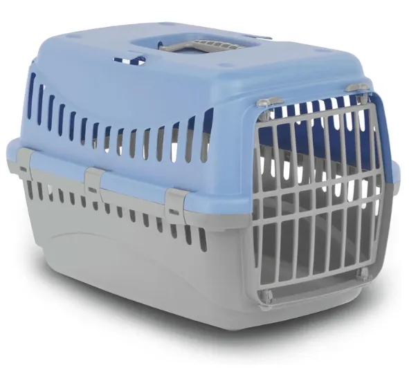 Переноска "Gipsy 2" large Light Blue (пласт.двер) 58*38*38см