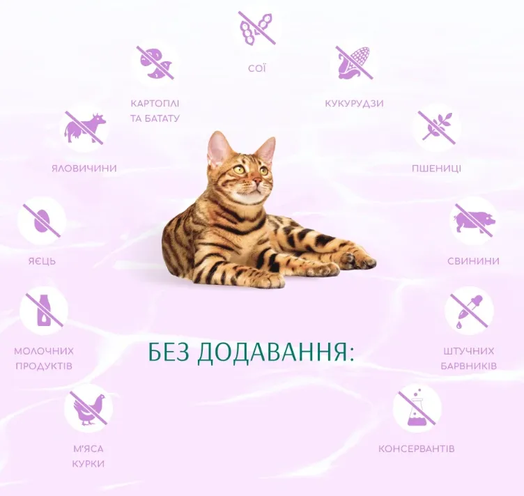 Optimeal Б'юті Гармонія М'який заспок. ефект сухий корм для котів 1кг