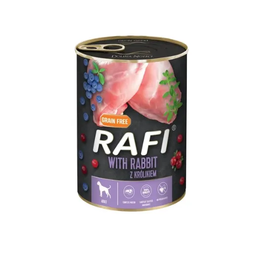 Rafi для собак консерва з кроликом 400г