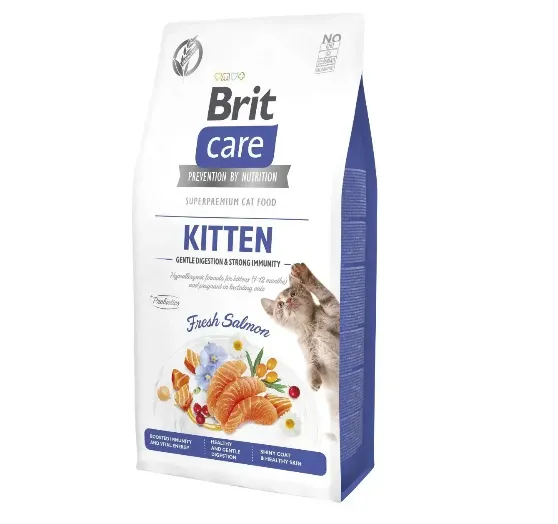 Brit Care Cat GF Kitten GDigestion & SImunnity (чутливе травлення та міцний імунітет)1кг