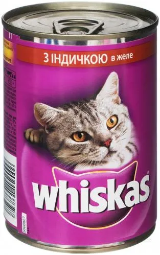 Віскас консерви (паштет з індичкою), 400 г
