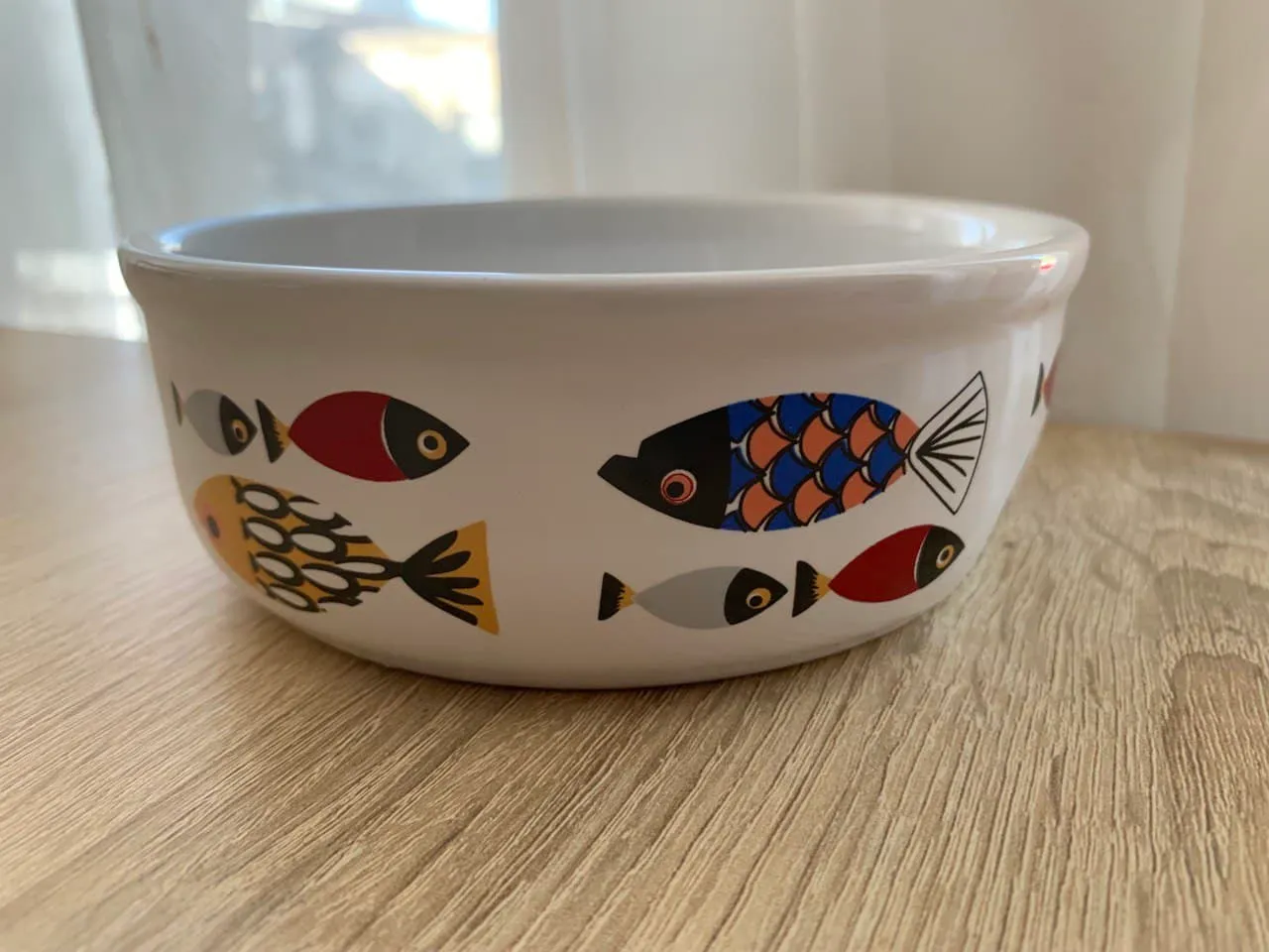 Н 82350 Миска керамічна д/кота "Fish" 13,5*4,5см 250мл