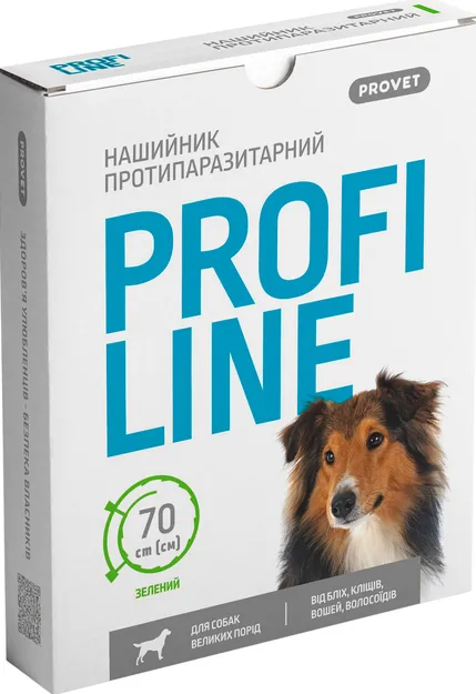 Нашийник ProVET Profi Line протипаразитарний для собак 70см колір в асорт.