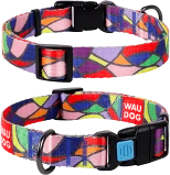 Нашийник WauDog Nylon з малюнком Вітраж (шир. 15, 23-35см)