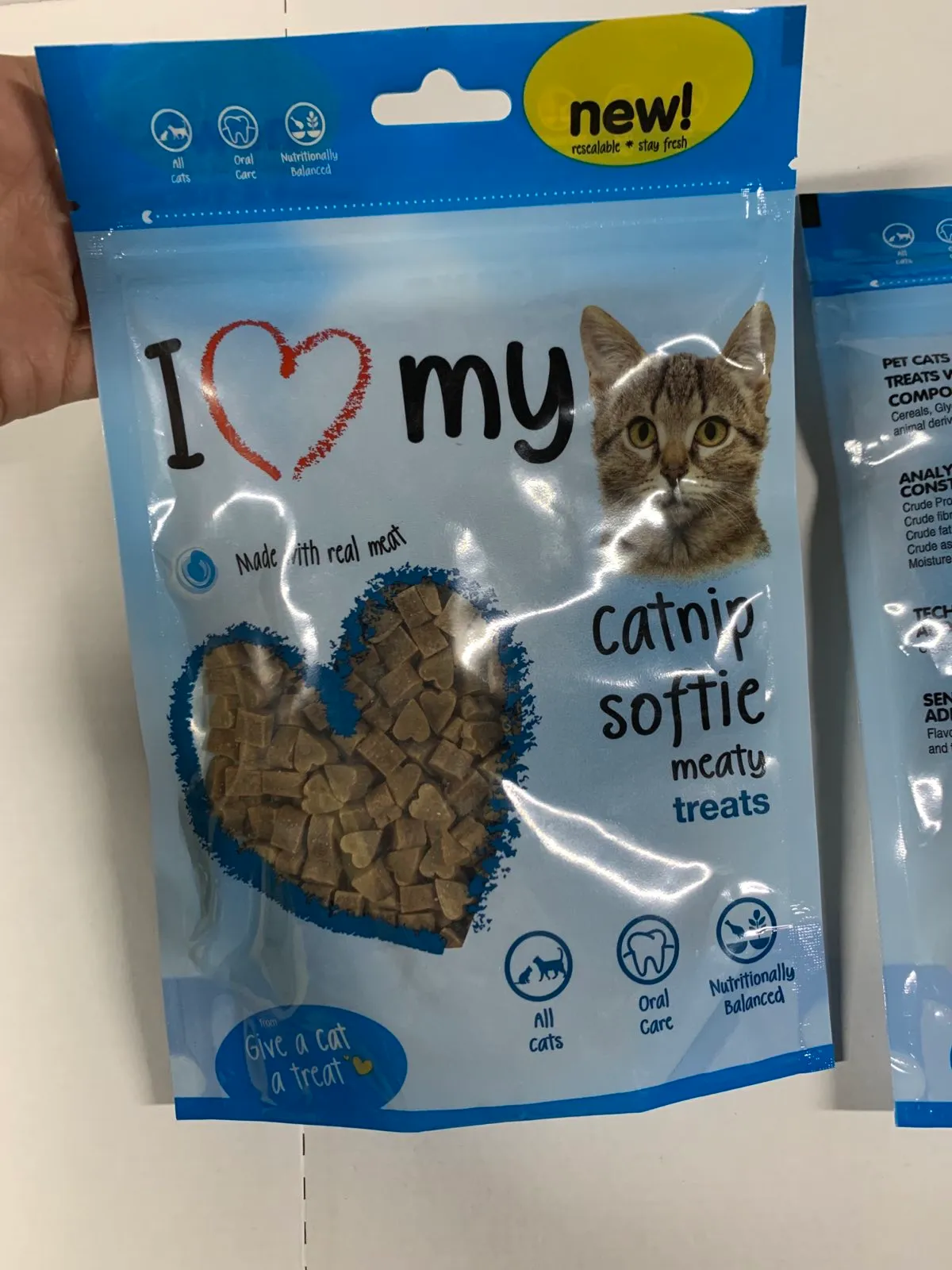 72638 М'ясні ласощі з котячою м'ятою I LOVE MY CAT 250г