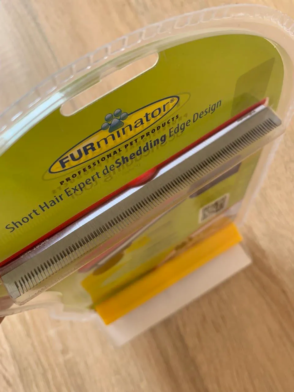FURminator 125*5mm з кнопкою для соб. коротк. шерсть червоний DeShedding Tool