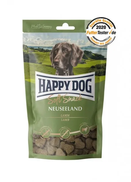 60684 Happy Dog Soft Snack Nauseeland 100g м'які закуски для собак дрібних порід з ягням і рисом