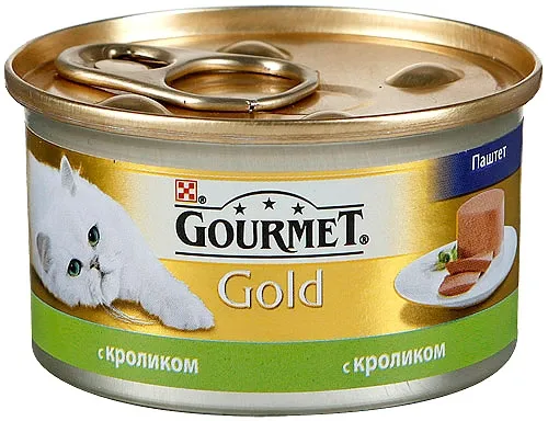 Gourmet Gold паштет жб. (кролик), 85 г