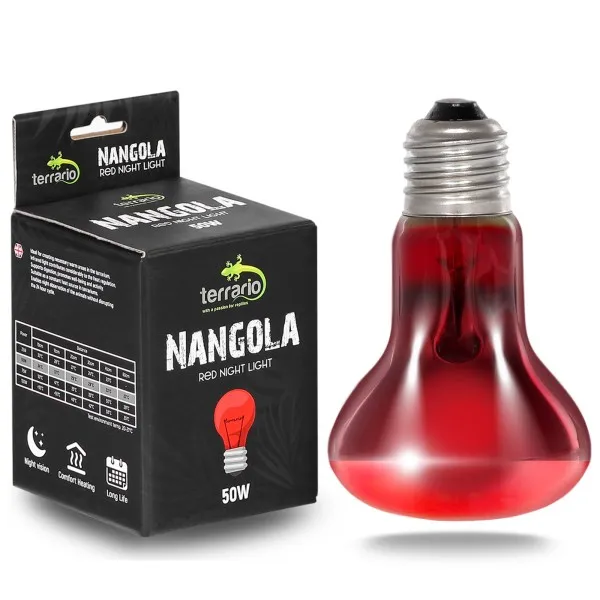 Інфрачервона нагрівальна лампа Terrario Nangola Red Night Light TR-NANGOLA-50W
