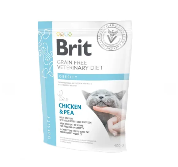 Brit GF Veterinary Diets Cat Struvite Chicken & Pea 400г