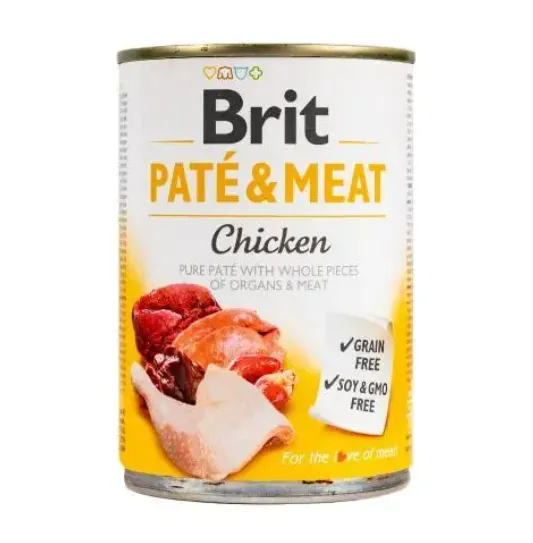 Brit Care Pate & Meat Dog 400g курка