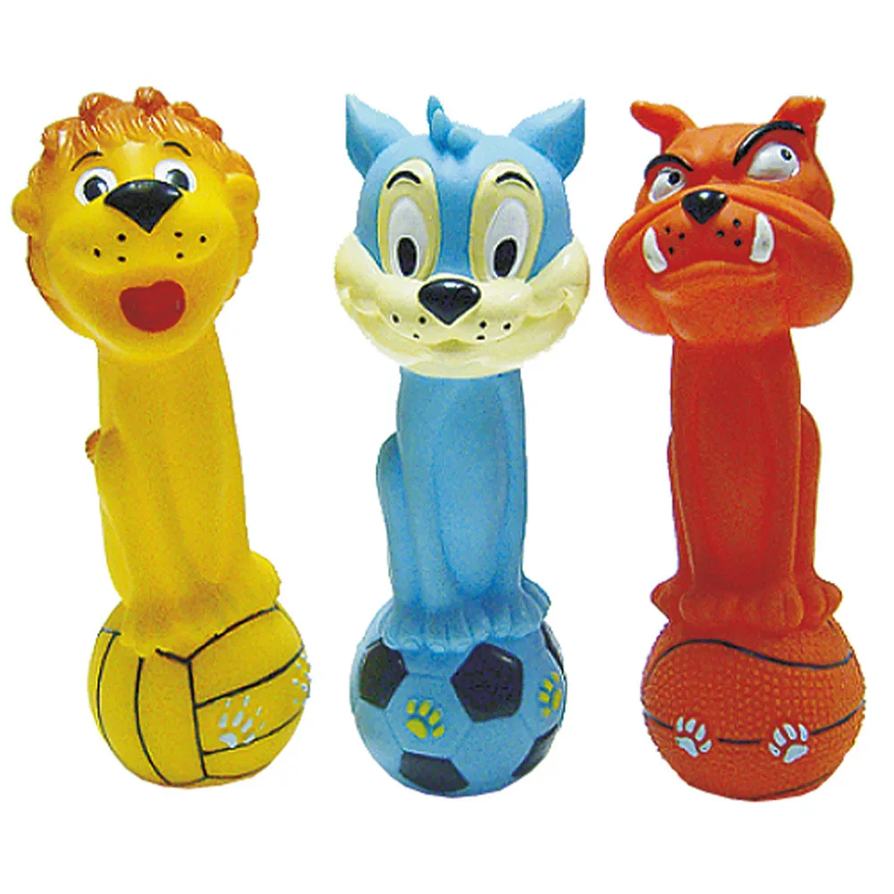 Іграшка для собак Toys Fun вінілові іграшки кіт/лев/собака 19см 485,16
