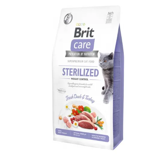 Brit Care Cat GF Sterilized Weight Control (контроль ваги д/стерилізованих) 1кг