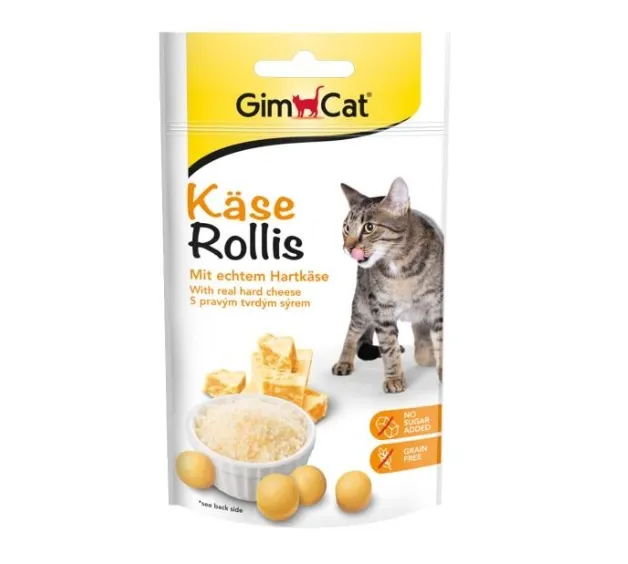 GimCat Kase Rollis Сирні ролики 40г 80шт 418728
