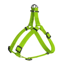 27645 Шлея WAUDOG Waterproof водостійка, металева фурнітура (шир-15мм, довжина 40-55см) салатова