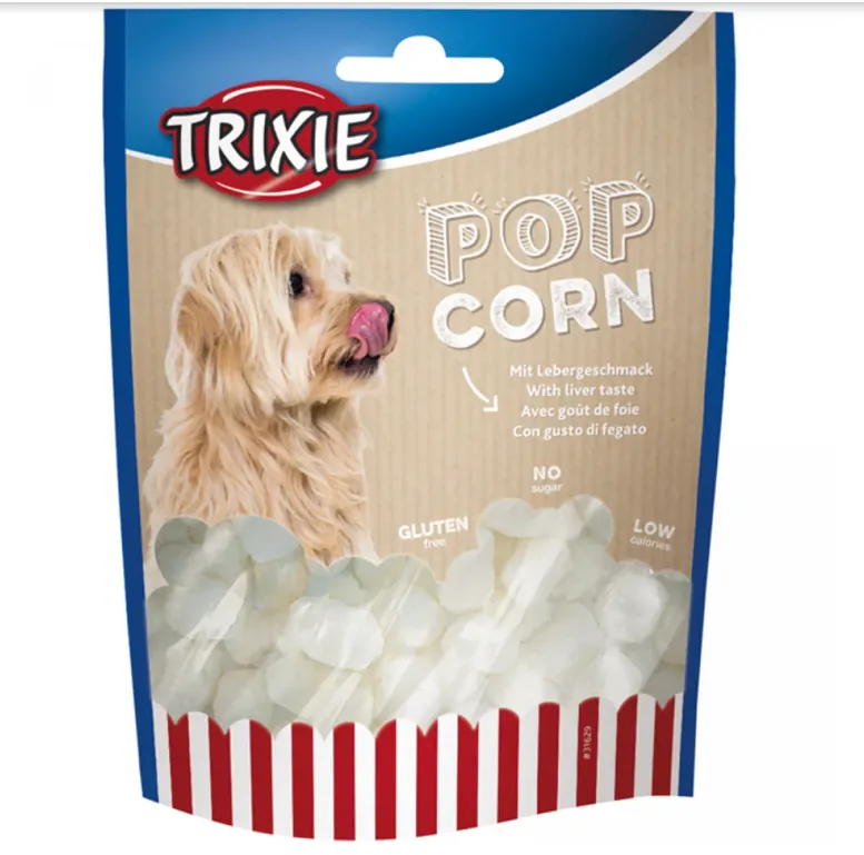 31629 Попкорн для собак Trixie Popcorn зі смаком печінки 100г