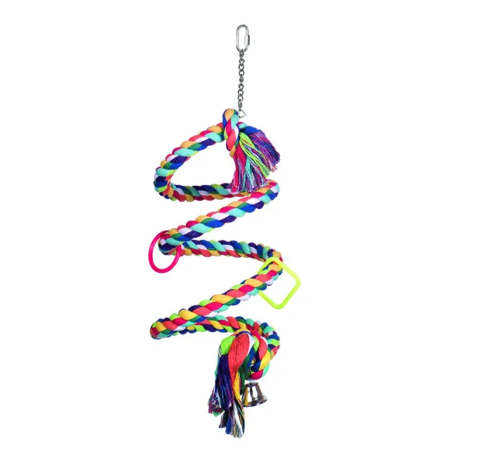 31251 Іграшка для великих папуг Канат-спіраль 3.5*225см