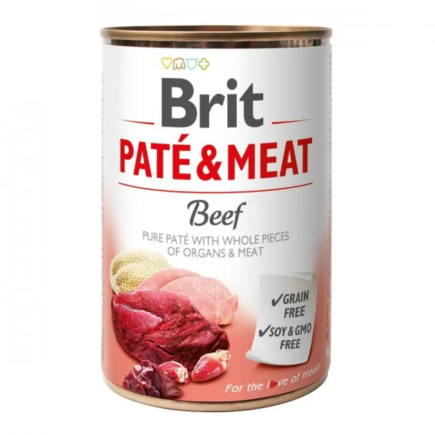 Brit Pate & Meat Dog 400g яловичина