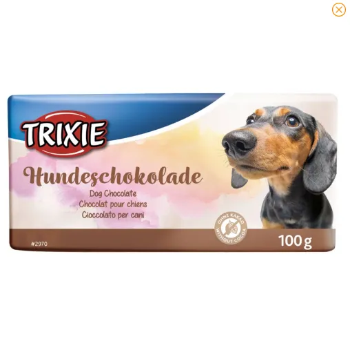 2970 Шоколад для собак Trixie Schoko 100г