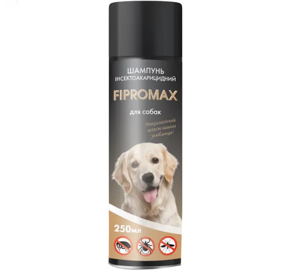 Шампунь інсектоакарицидний Fipromax для собак 250мл