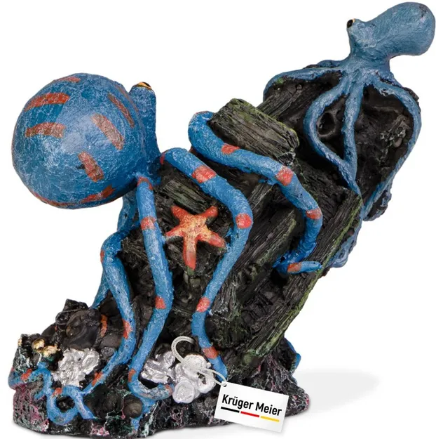 Декорація "Скарби восьминога" Kruger Octopus Treasure 14*5.5*11.5см КМ151012