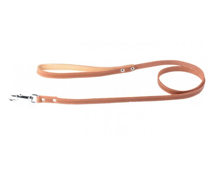 CoLLaR повідець одинарний з прошивкою (коричневий), W 12 мм, L 122 см