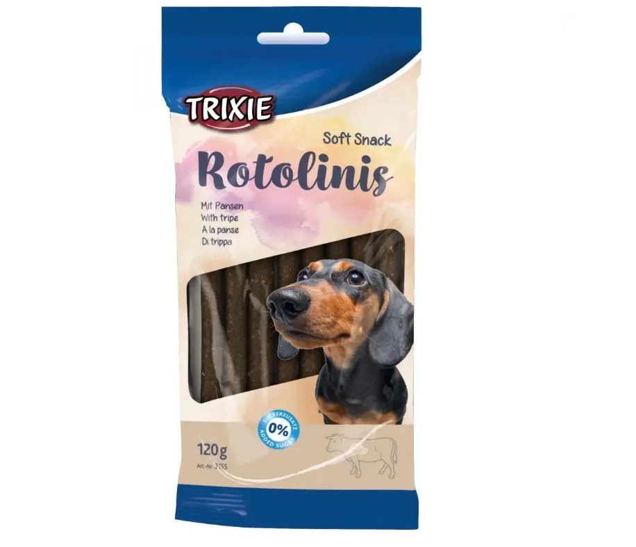 3155 Ласощі для собак Trixie Soft Snack Rotolinis рубець 120г