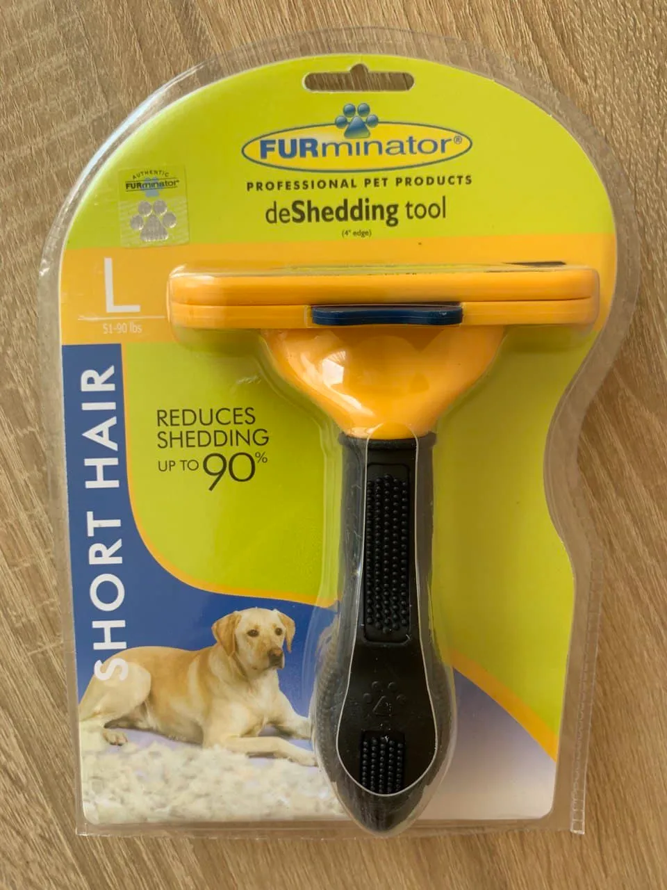 FURminator 100*5mm DeShedding Tool з кнопкою, для собак та котів