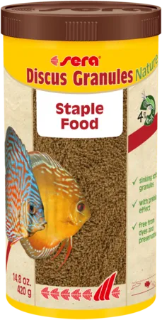 Sera discus granules Nature-Корм для дискусів . Гранули 1000мл (420г)