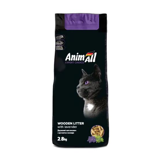 AnimAll наповнювач деревний з лавандою, 2.8 кг