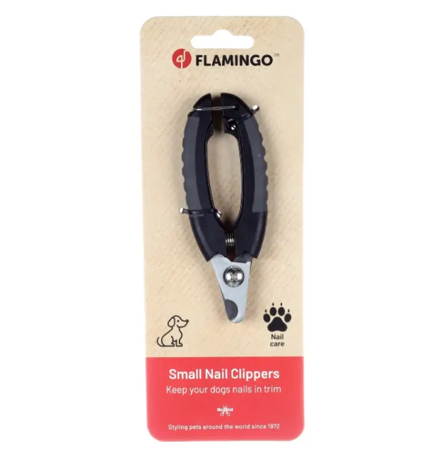 517733 Кігтеріз Flamingo Comfort з обмежувачем для собак S 12.3*4см