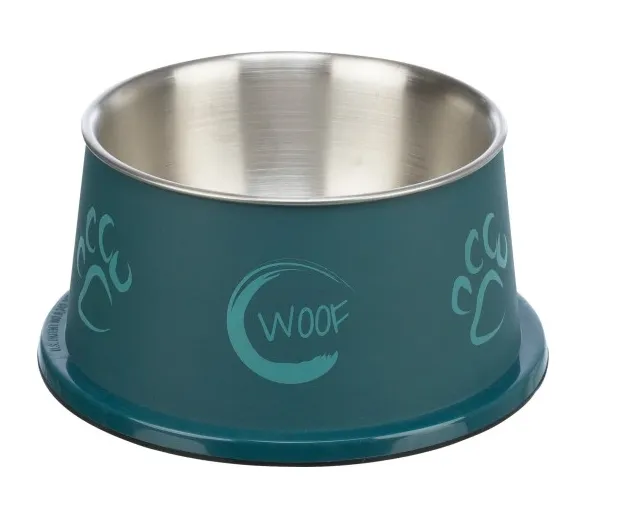 25247 Висока миска Trixie Long-Ear Bowl stainless steel 0.9л