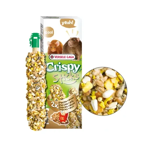620717 VL Crispy Sticks Попкорн з горіхами (Popcorn & Nuts) ласощі для пацюків та мишей 2*55г