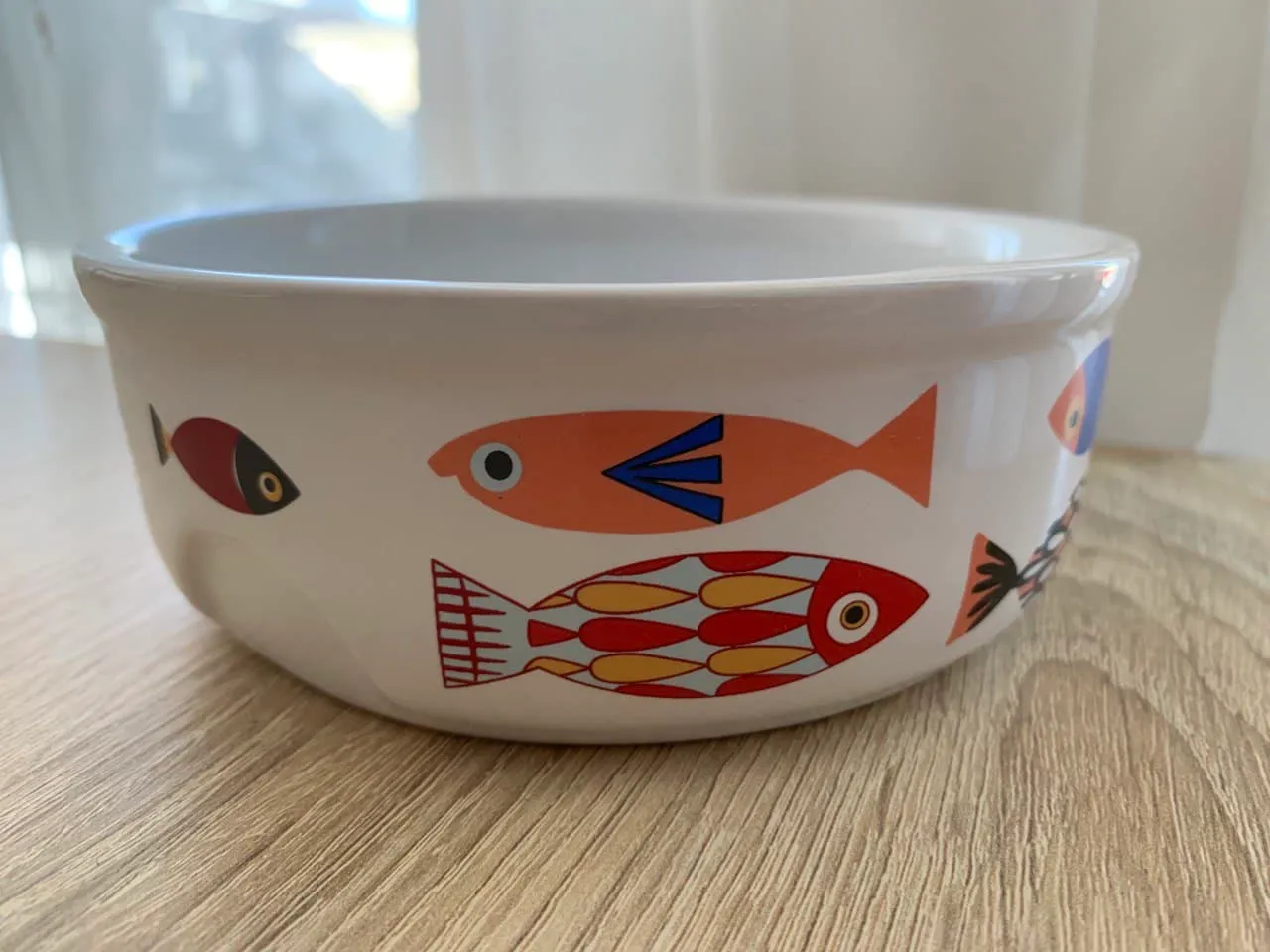 Н 82350 Миска керамічна д/кота "Fish" 13,5*4,5см 250мл