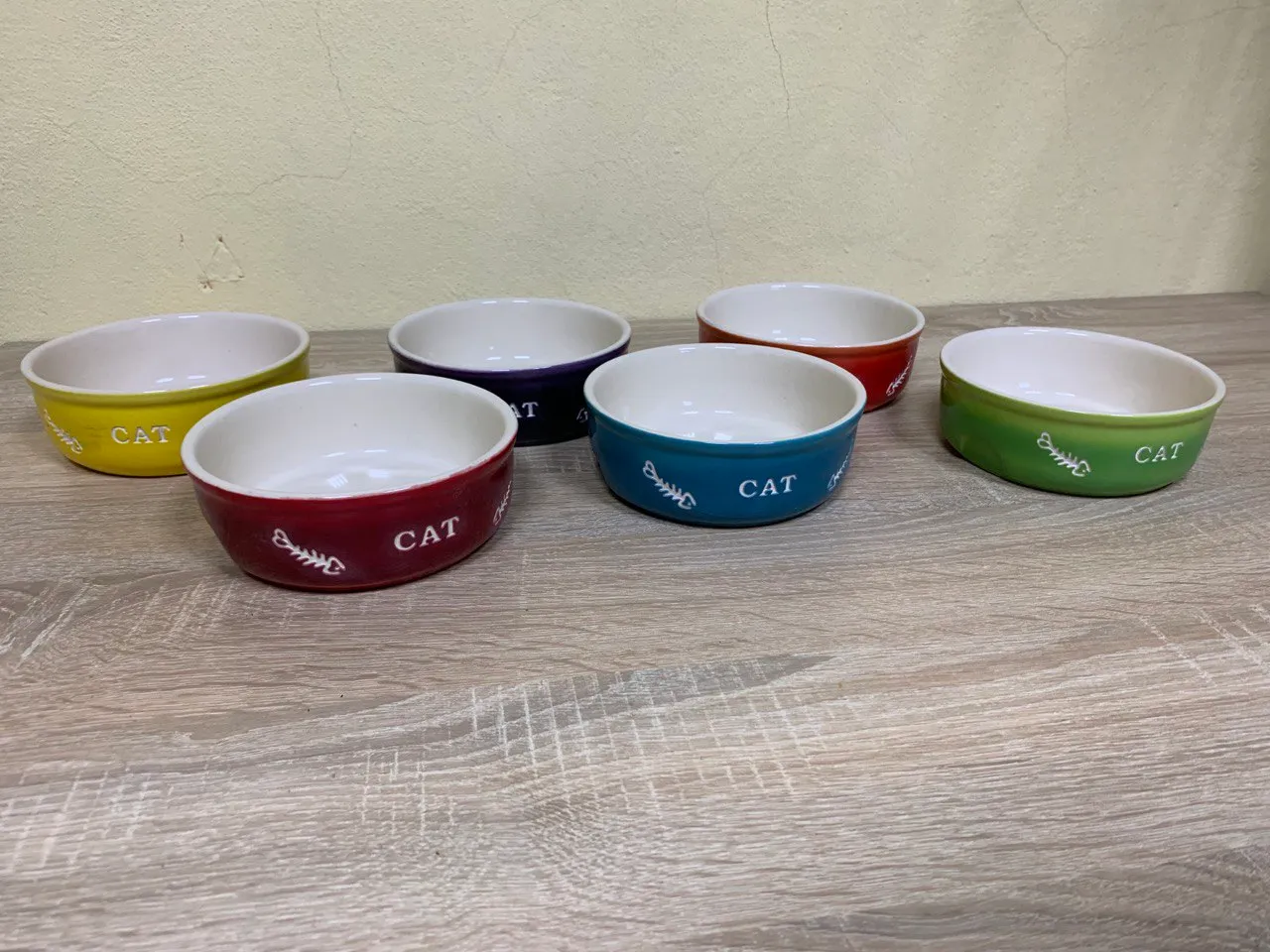 Н 82376 Миска керам. д/кота CAT Gradient 250мл в кольорах