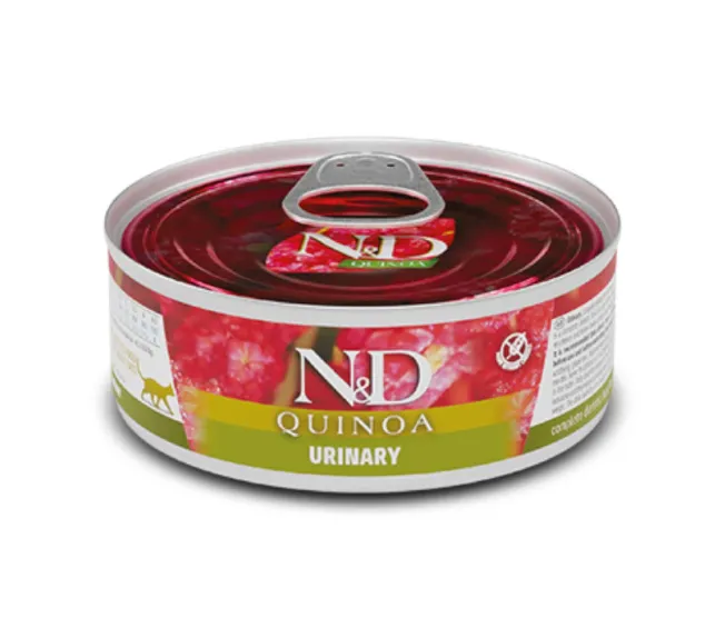 Farmina Cat N&D Urinary Quinoa Duck&Cranberry Adult з качкою, кіноа, журавлиною та ромашкою 80г 02178