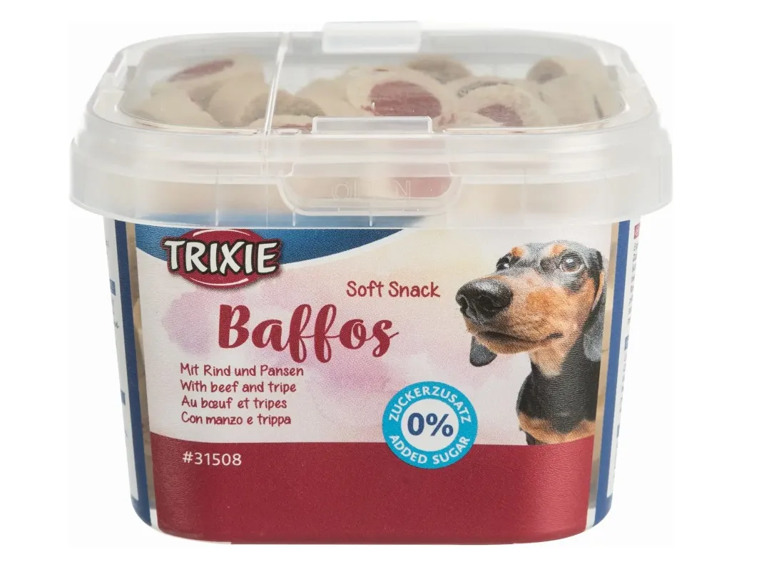 31508 Ласощі для собак Trixie Soft Snack Baffos яловичина, рубець 140г