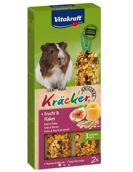 Ласощі Vitakraft Kracker для морських свинок з фруктами 2шт 25155