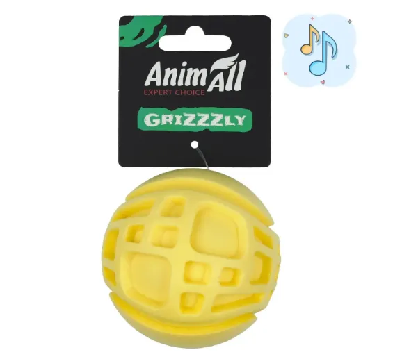 AnimAll A GrizZzly Іграшка для собак Кумедний м'яч, d 8см