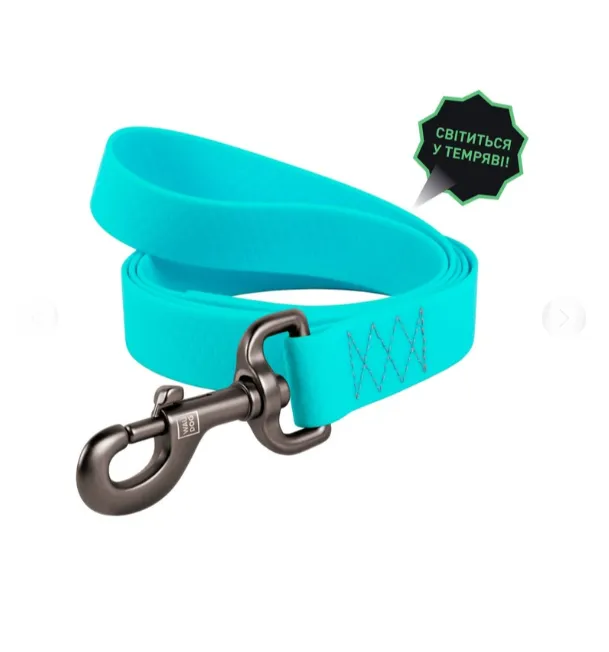 2737 Повідець WAUDOG Waterproof водостійкий, світиться в темряві, L-XXL, Ш 20мм, Д 305см