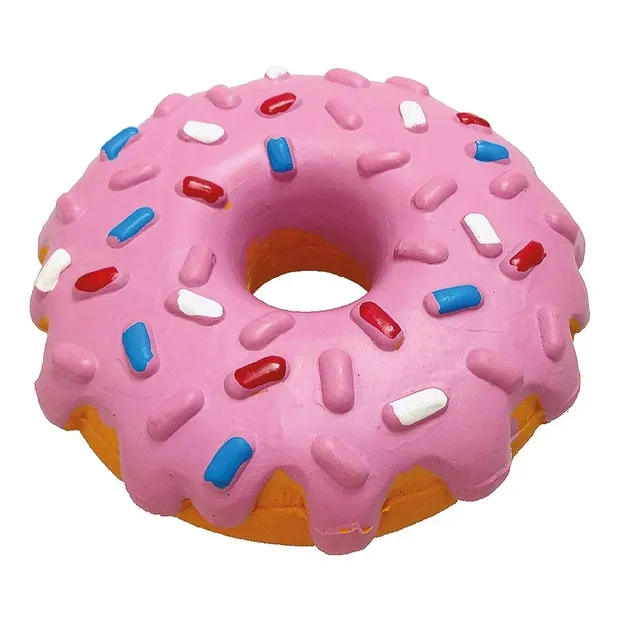Іграшка для собак Toys Fun латексний пончик з пищалкою 14см 487,86