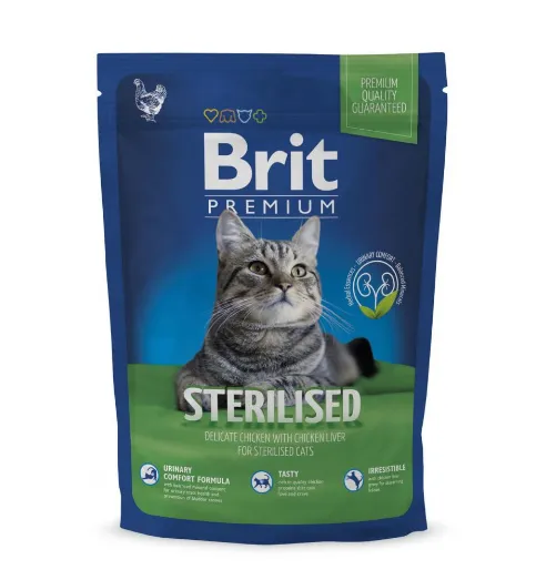 Brit Premium Cat Sterilized для стерилізованих кішок 800g