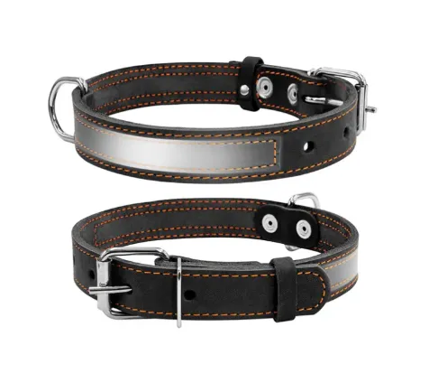 01551 Нашийник CoLLaR зі світловідбиваючою стрічкою Ш 20мм Д 32-40см чорний