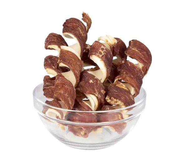 AnimAll Snack жувальні спіральки з качкою для собак 1кг 09804