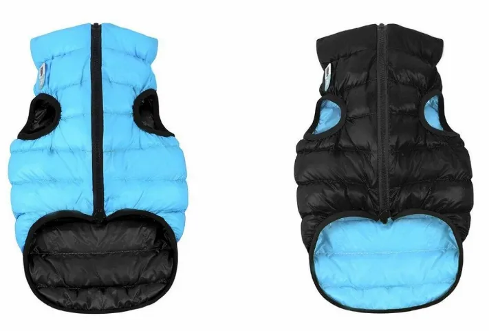 Курточка двостороння AiryVest, розмір S35,Чорно-блакитна