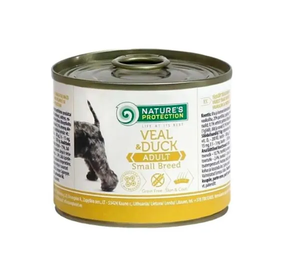 45095 Конс. корм для собак NP Adult Small Breed Veal & Duck (для малих порід, телятина & качка) 200г
