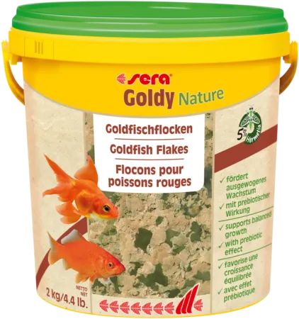 Корм Sera Goldy Nature, корм для золотих рибок. Пластівці, 0,1кг