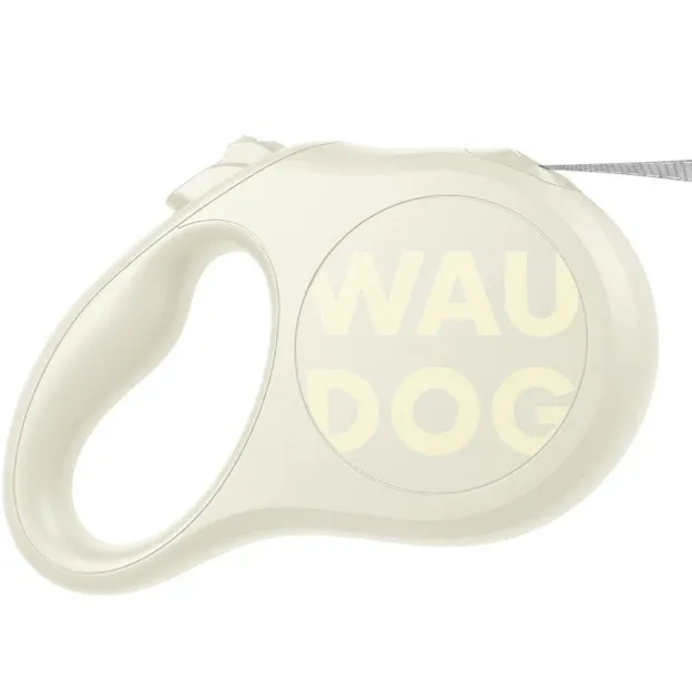 816315 Повідець-рулетка WAUDOG R-leash Monochrome White M до 25кг, 5м світловідбив. стрічка, білий - фото 2, характеристики, купити в «Живий Куток»